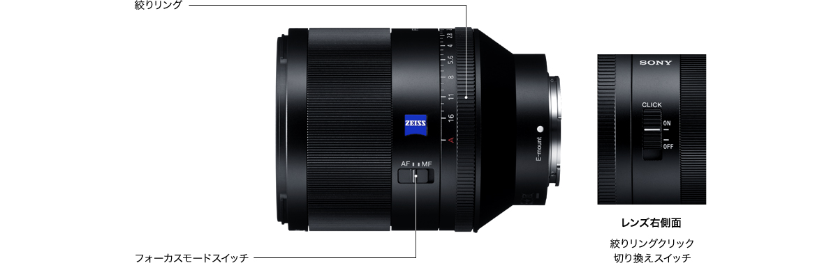 SONY Planar T* FE 50mm F1.4 ZA SEL50F14Z