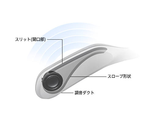 SRS-WS1 特長 : 音に包まれる | アクティブスピーカー／ネック