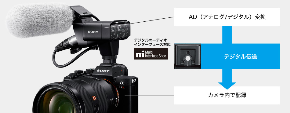 XLR-K3M 特長 : その他の特長 | デジタル一眼カメラα（アルファ） | ソニー