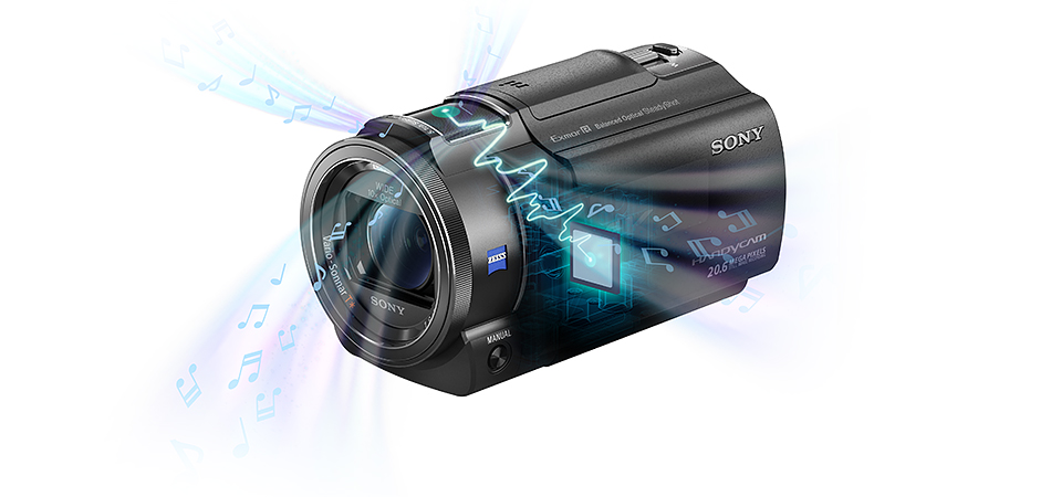FDR-AX30 特長 : 高音質機能 | デジタルビデオカメラ Handycam