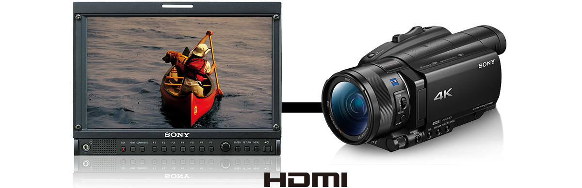 FDR-AX700 特長 : 高い操作性と信頼性 | デジタルビデオカメラ 