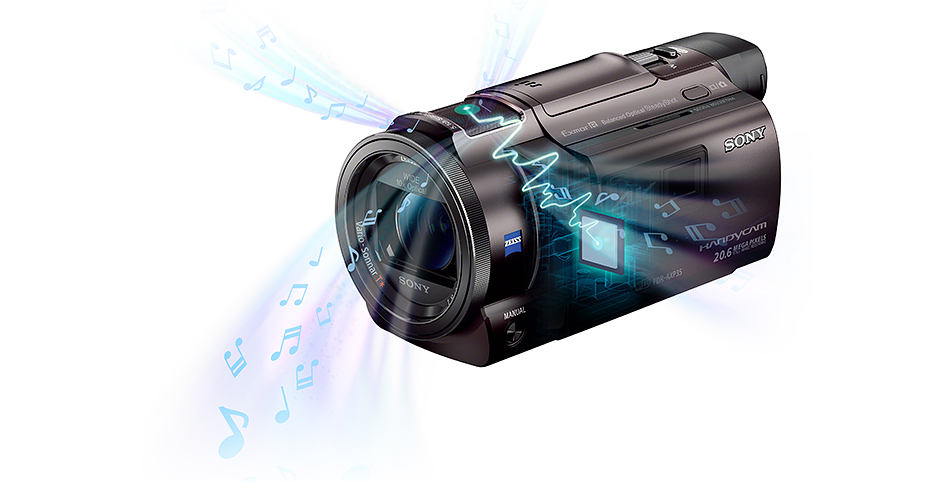 SONY 4Kビデオカメラレコーダー FDR-AXP35-