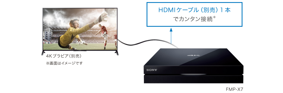 SONY 4Kメディアプレーヤー (スカパー！チューナー内蔵) FMP-X7