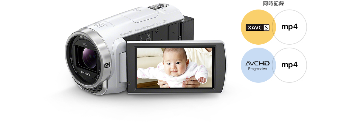 HDR-CX680 特長 : 便利な撮影機能 | デジタルビデオカメラ Handycam 