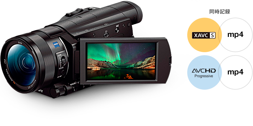 HDR-CX900 特長 : 便利な撮影機能 | デジタルビデオカメラ Handycam 