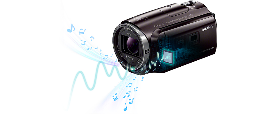 HDR-PJ670 特長 : 高音質機能 | デジタルビデオカメラ Handycam ...