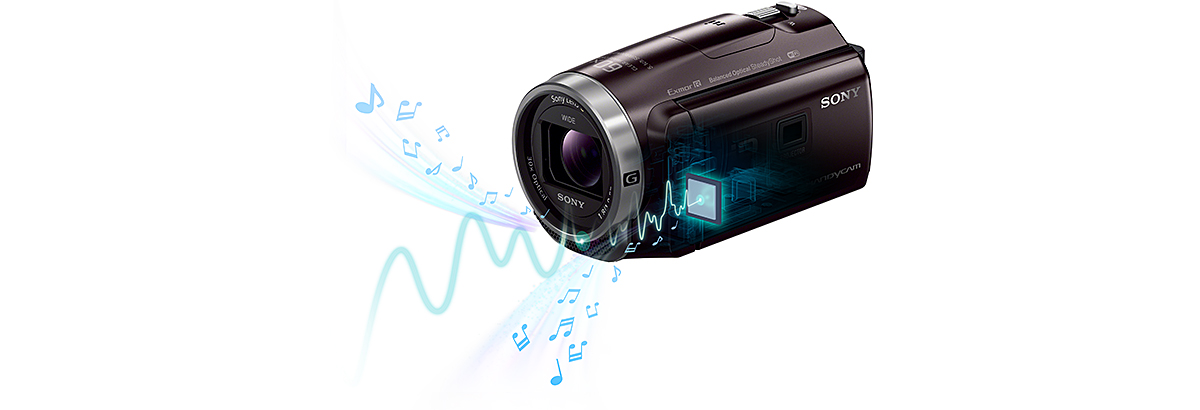 HDR-PJ675 特長 : 高音質機能 | デジタルビデオカメラ Handycam