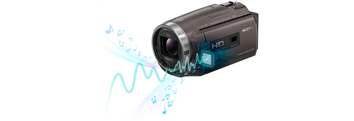 HDR-PJ680 特長 : 高音質機能 | デジタルビデオカメラ Handycam 