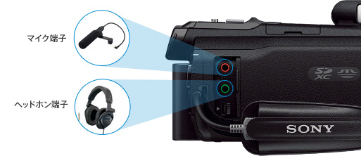 HDR-PJ790V 特長 : 高音質機能 | デジタルビデオカメラ Handycam ハンディカム | ソニー