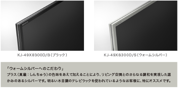 X8300Dシリーズ | テレビ ブラビア | ソニー