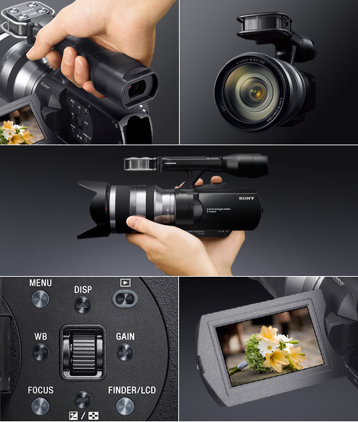 30615円 人気商品は 非常に良い ソニー SONY レンズ交換式デジタルHDビデオカメラレコーダー VG10 NEX-VG10 B
