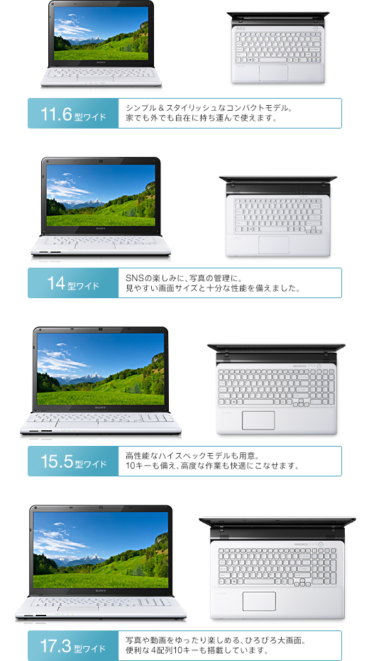 商品の特長 | Eシリーズ | “VAIO” | ソニー