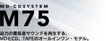 MD-CD SYSTEM@M75@͂̏dቹTEhĐAMDCDATAPẼI[CEfB