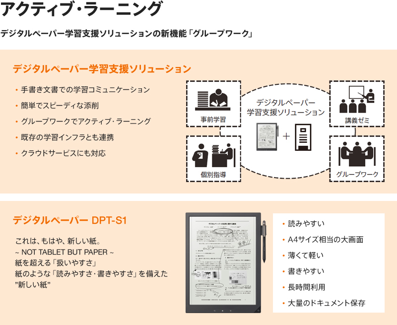 �A�N�e�B�u�E���[�j���O | �f�W�^���y�[�p�[�w�K�x���\�����[�V�����̐V�@�\�u�O���[�v���[�N�v