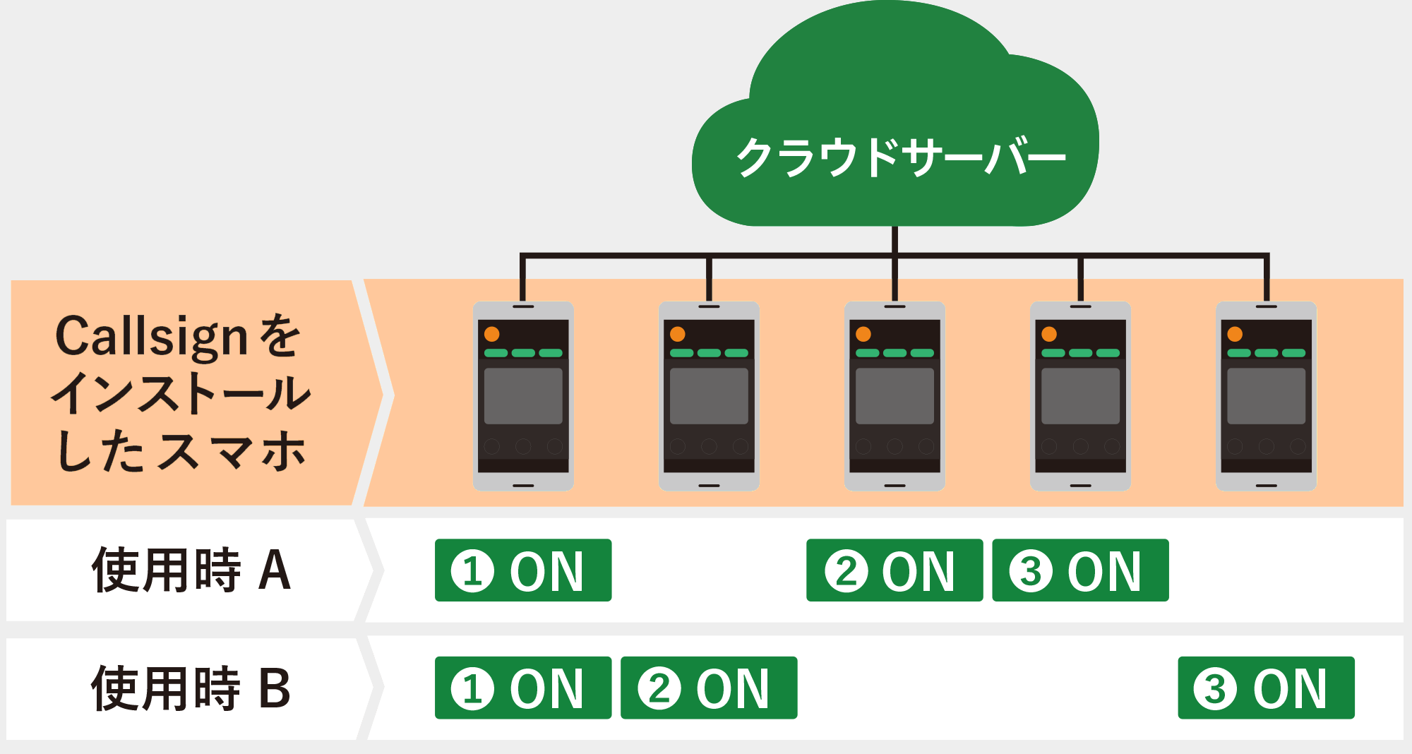 Callsignフローティングライセンス方式