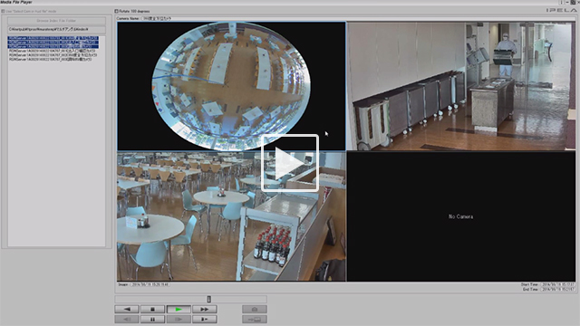 �L�^�ς݉f���̃��j�^�[��ʃC���[�W �i�𑜓x1280�~720�j�B