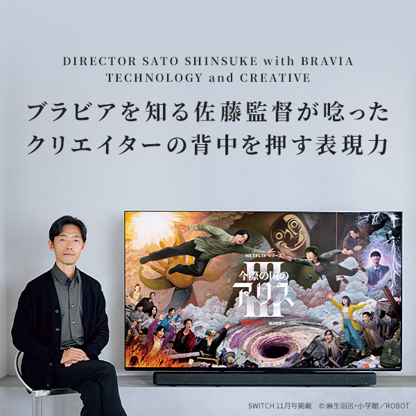 �����ē��X����BRAVIA 9�̕\����