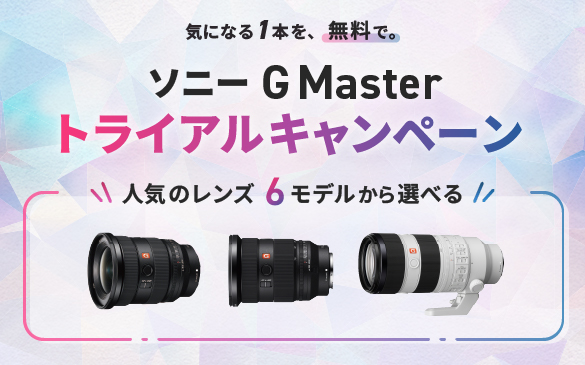 �C�ɂȂ�1�{���A�����ŁB�@�\�j�[ G Master�@�g���C�A���L�����y�[���@�l�C�̃����Y6���f������I�ׂ�