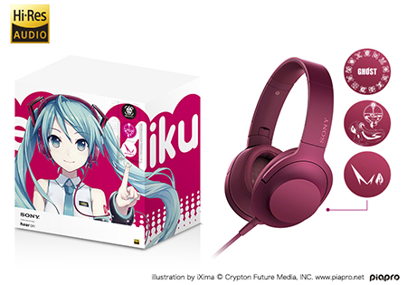 SONY ソニー　h.ear on（MDR-100A) 初音ミクモデル