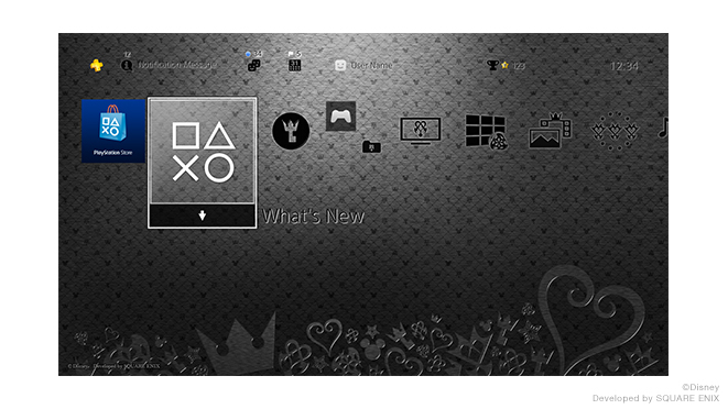 �uKINGDOM HEARTS 15th ANNIVERSARY�vPS4&reg;�p�I���W�i���e�[�} (�C���[�W)