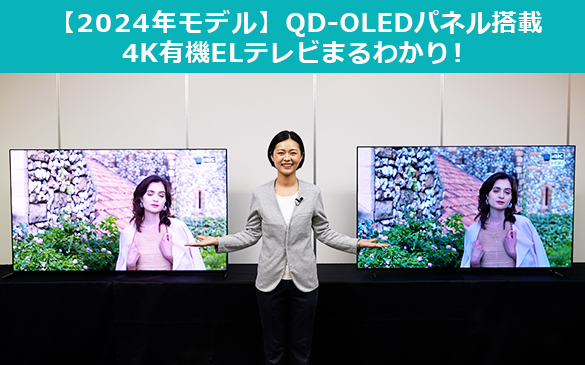 �y2024�N���f���zQD-OLED�p�l������ 4K�L�@EL�e���r�܂�킩��I