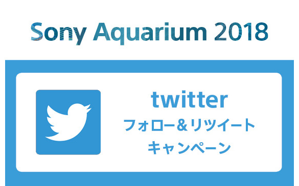 Sony Aquarium 2018 twitterフォロー＆リツイートキャンペーン