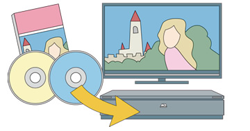 �u���[���C�f�B�X�N��DVD���Đ�����