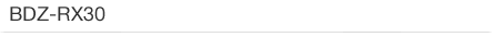 BDZ-RX30
