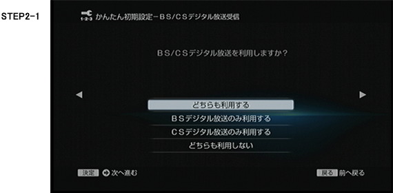 BS/CSデジタル放送受信