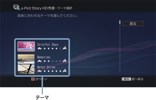 x-Pict Story HD作成画面