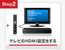 �e���r��HDMI�ݒ������