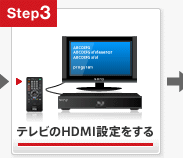 �e���r��HDMI�ݒ������