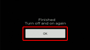 Finished Turn off and on again