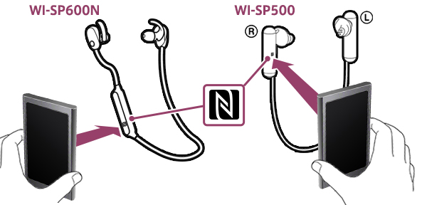 WI-SP600N / WI-SP500 Bluetooth機器と接続する方法（NFC接続／ペア 