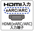HDMI（eARC/ARC）入力端子