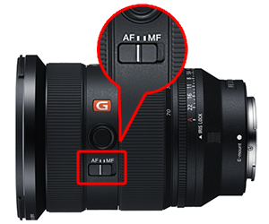 レンズでAF/MFを切り換える | レンズTIPS | デジタル一眼カメラ α（アルファ） | サポート・お問い合わせ | ソニー