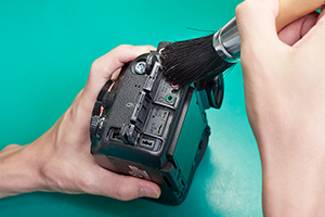 通信部清掃・点検