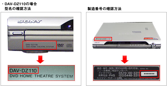 DAV-DZ110̏ꍇ