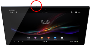 Xperia Tablet Zのマイクの位置