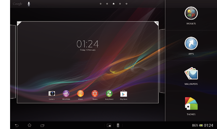 ホーム画面 Xperia Tablet Z 取扱説明書