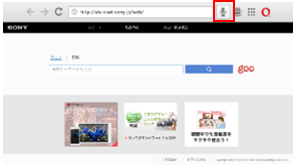 OperauEU[̉ʏ㕔Ƀ}CNACR