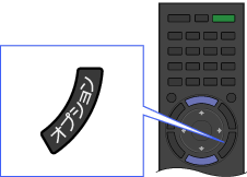 イラスト: リモコンのオプション