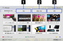 画面: 電子取説の使い方