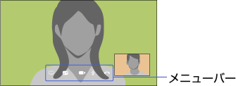 画面: メニューバー