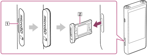 microSDカードを使う | 使いかた | NW-ZX500シリーズ | 製品別サポート 