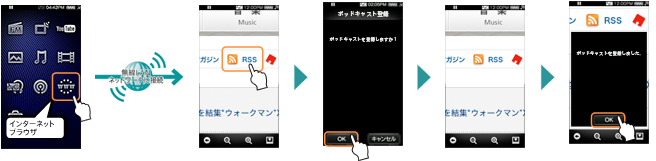 �C���^�[�l�b�g�u���E�U����̓o�^���@