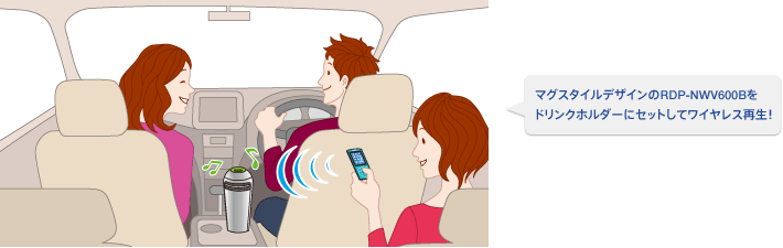 �}�O�X�^�C���f�U�C����RDP-NWV600B���h�����N�z���_�[�ɃZ�b�g���ă��C�����X�Đ��I