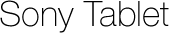 Sony Tablet