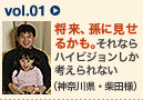 Vol.01�F�����A���Ɍ����邩���B����Ȃ�n�C�r�W���������l�����Ȃ��i�_�ސ쌧�E�ēc�l�j