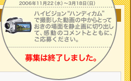 �n�C�r�W�����g�n���f�B�J���h�ŎB�e��������̒�����Ƃ��Ă����̏�ʂ�Î~��ɐ؂�o���āA�����̃R�����g�ƂƂ��ɁA�����傭�������B�@��W�͏I�����܂����B